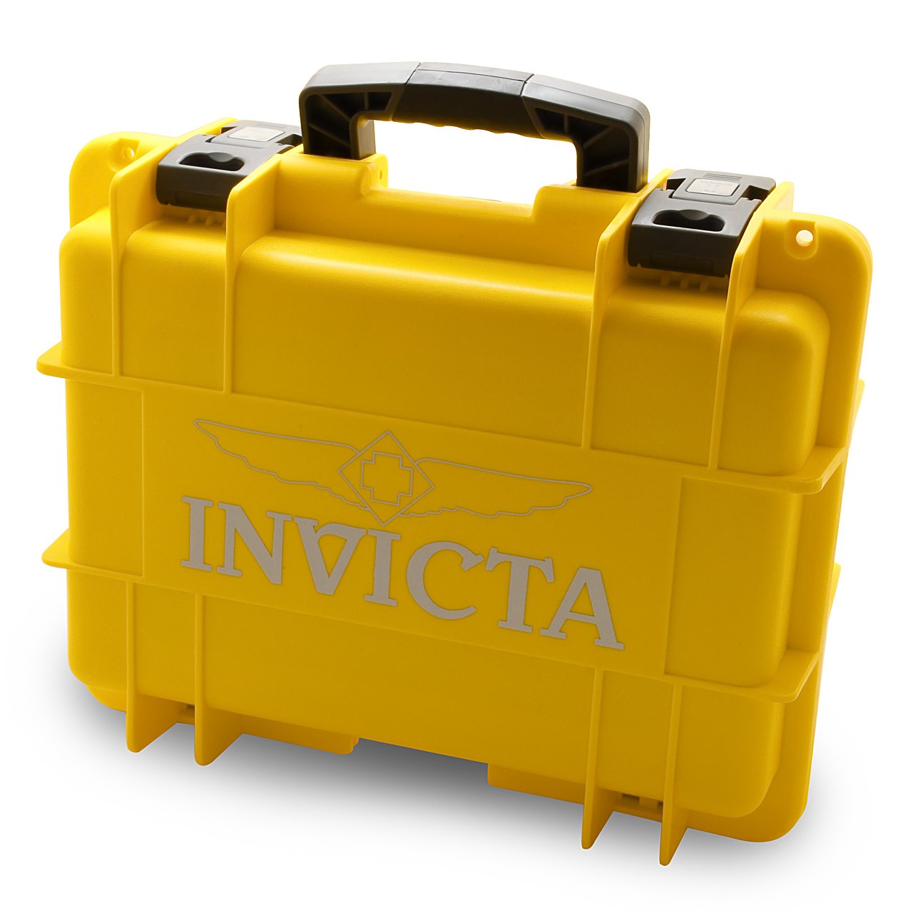 Invicta IG0098-RLC8S-Y 8 Slot Yellow Plastic Watch Box Case - Image 5