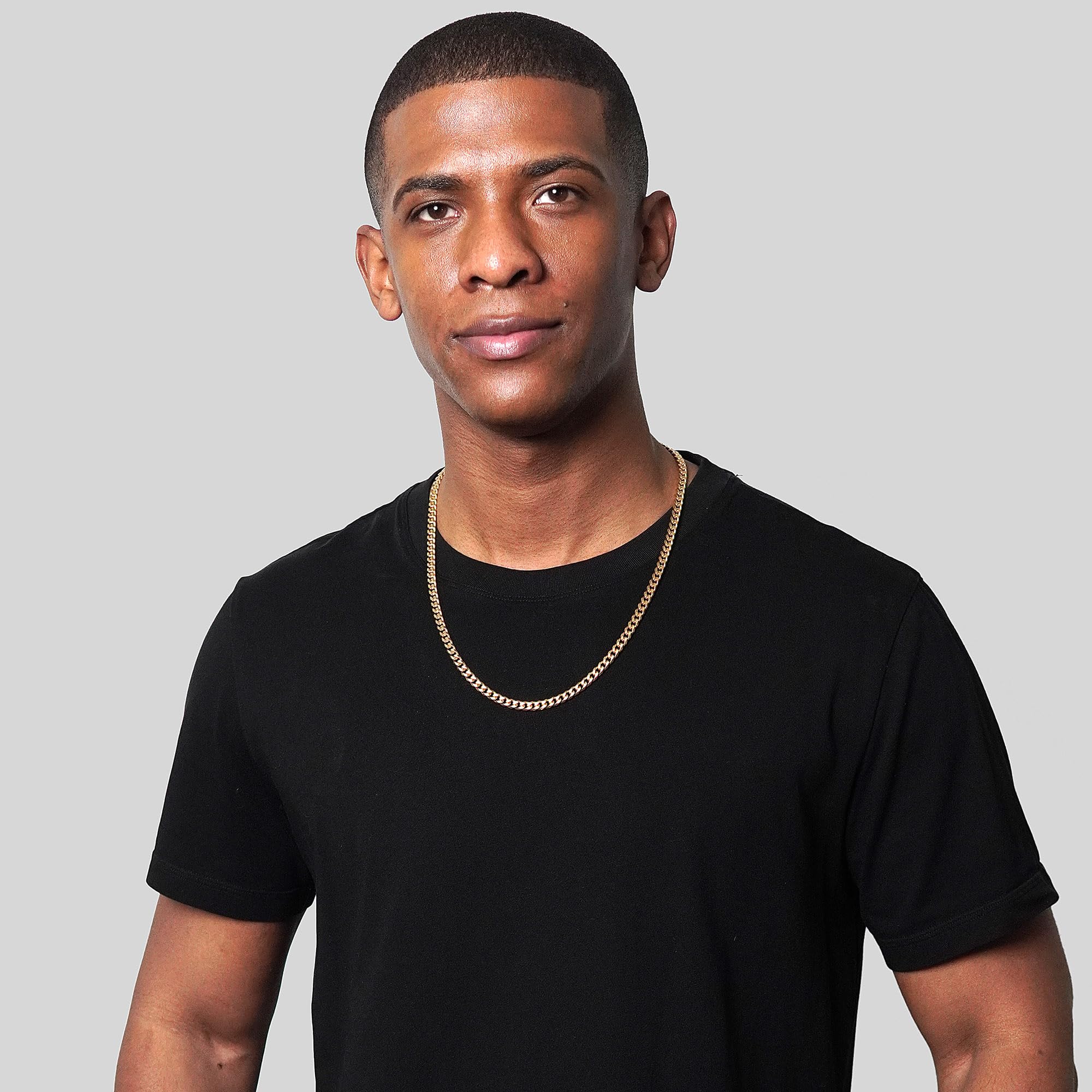 Invicta Jewelry Men's Curb Chain Stainless Steel Necklace (6mm-11.5mm) - 24" - Image 8