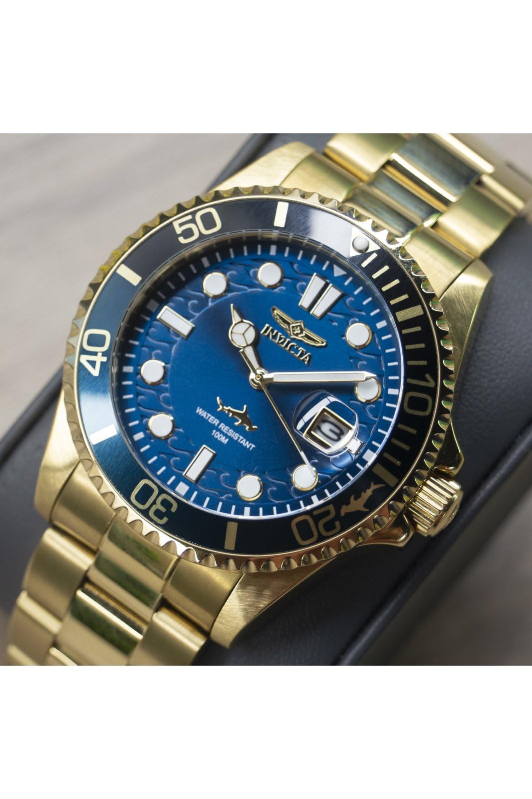 Invicta Men's 30810 Pro Diver Quartz Multifunction Blue Dial Watch - Image 4