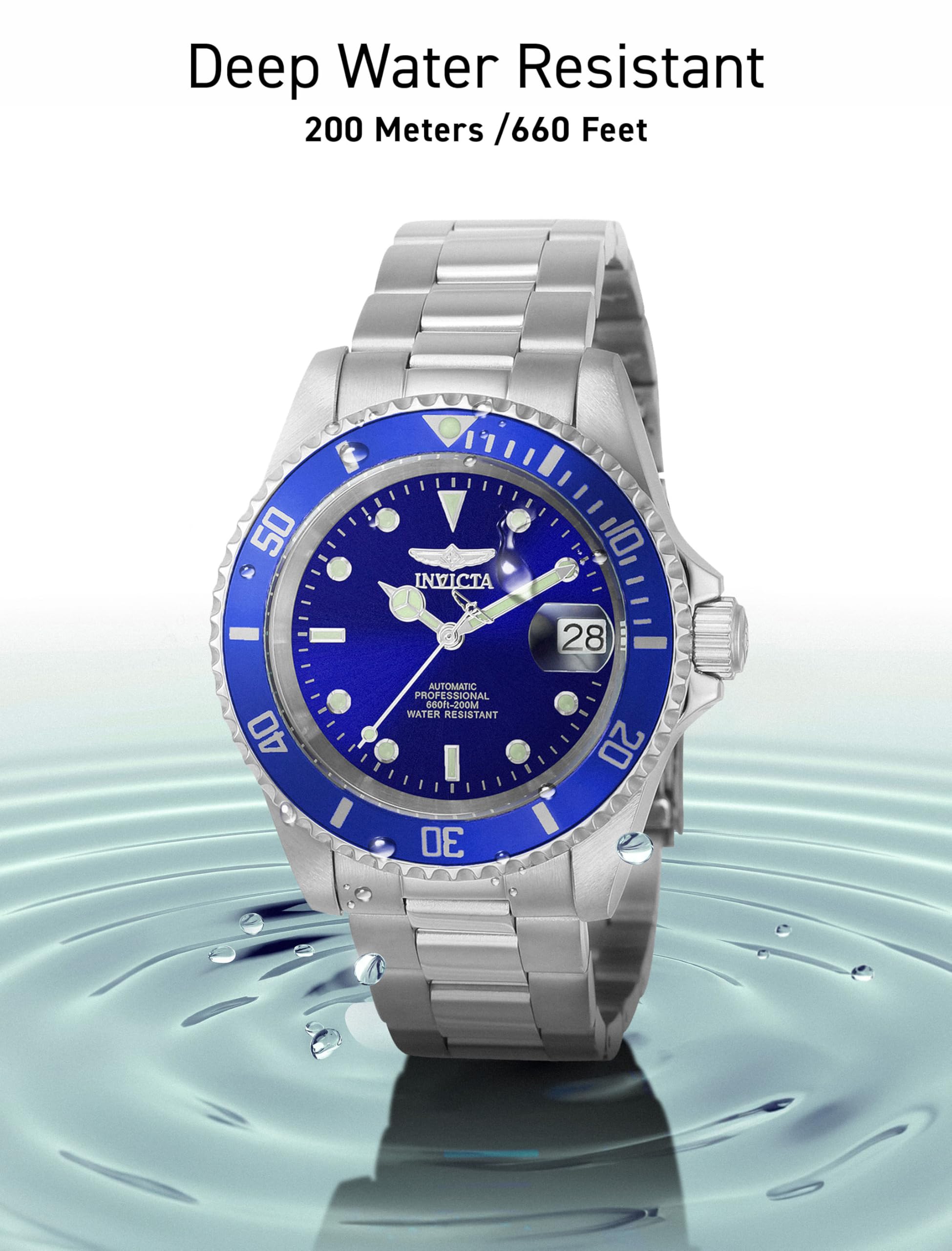 Invicta Men's 9094OB "Pro Diver" Stainless Steel Automatic Watch - Image 5
