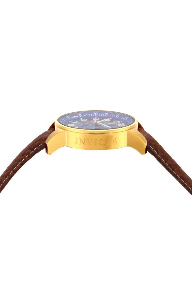 Invicta Men's I-Force Left Handed Quartz Watch with Leather Strap - Image 3