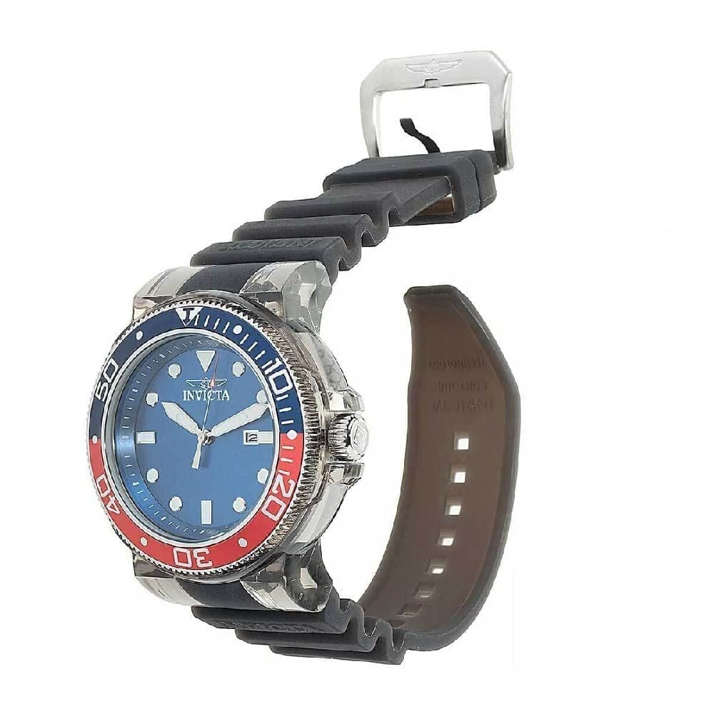 Invicta Men's Pro Diver 51.5mm Silicone Quartz Watch, Black (Model: 38883) - Image 4