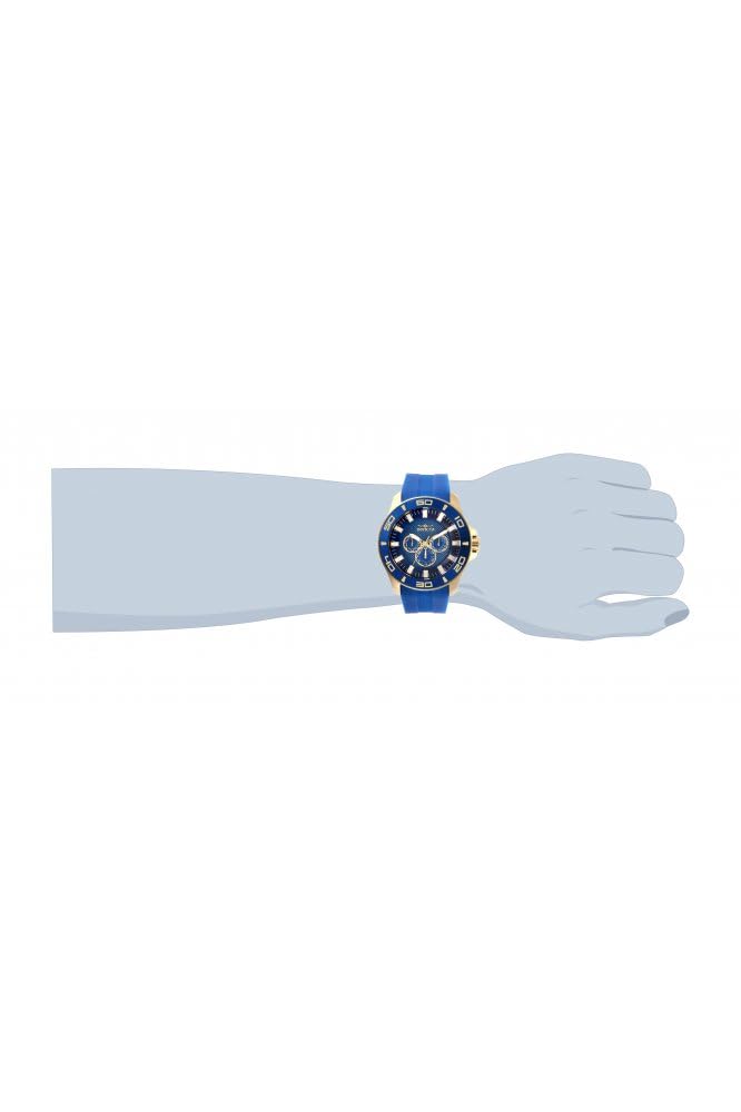 Invicta Mens Pro Diver Quartz Watch, Blue, 28002 - Image 4