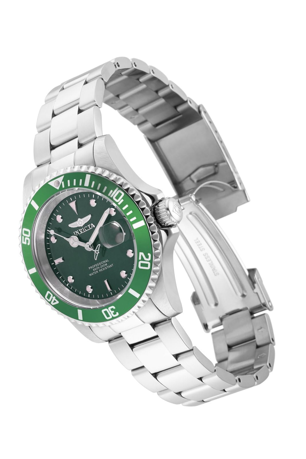 Invicta Pro Diver Men 40mm Stainless Steel Steel Green dial PC32 Quartz - Image 3